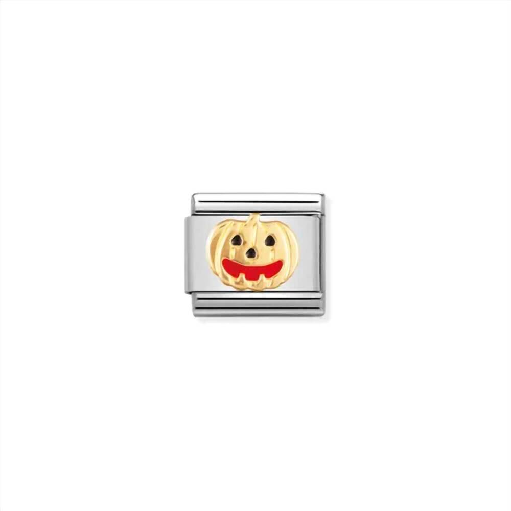 NEW NOMINATION holiday composable classic links in pumpkin